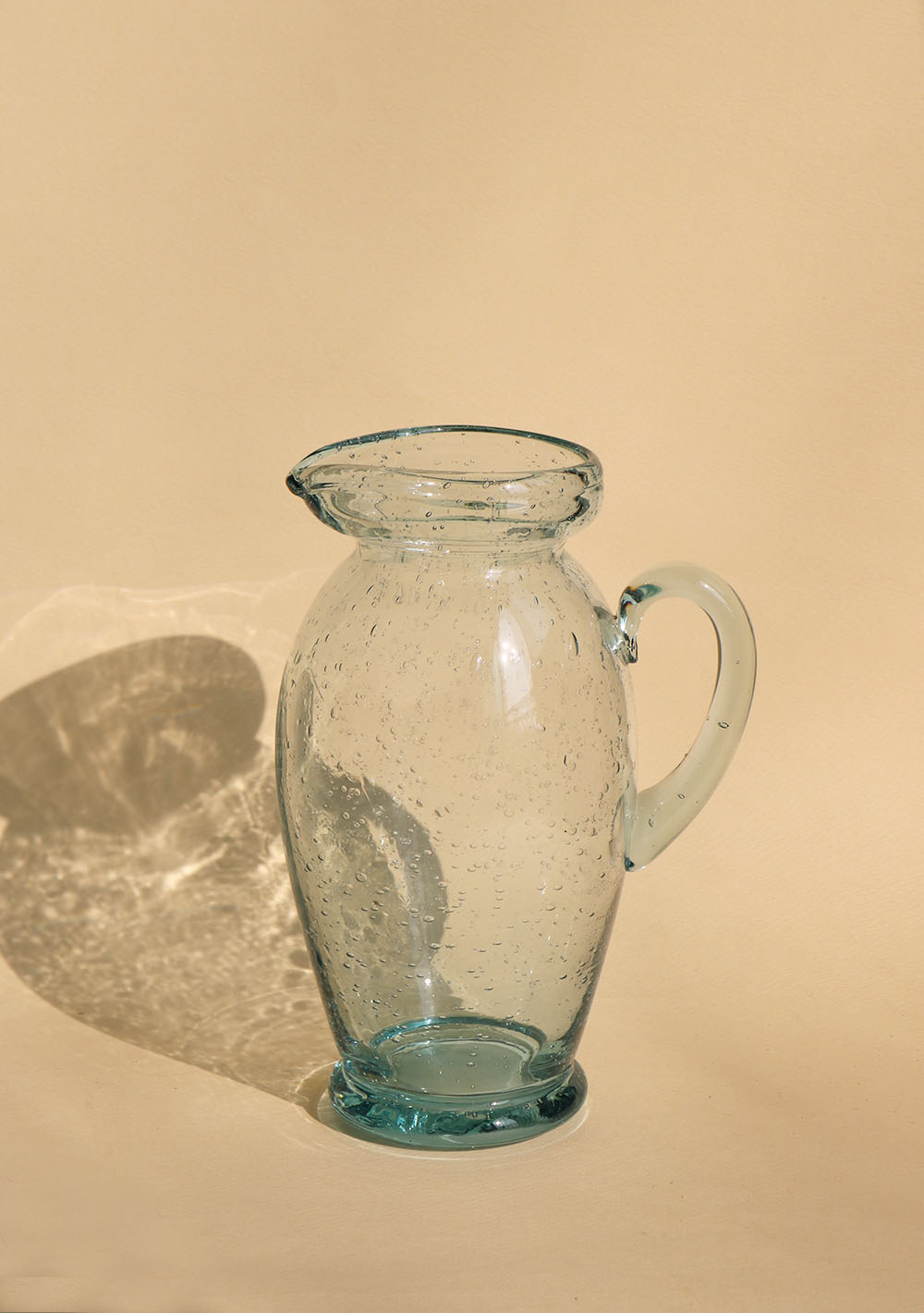Blue Green Glass Vase