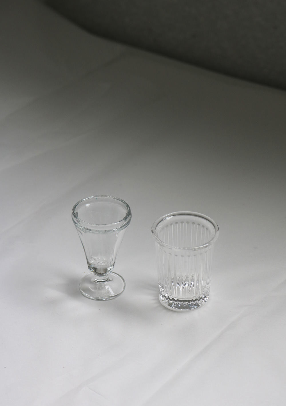 Mini glass cup A, B