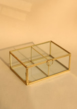 Brass &amp; Glass Box - Square•재입고예정•